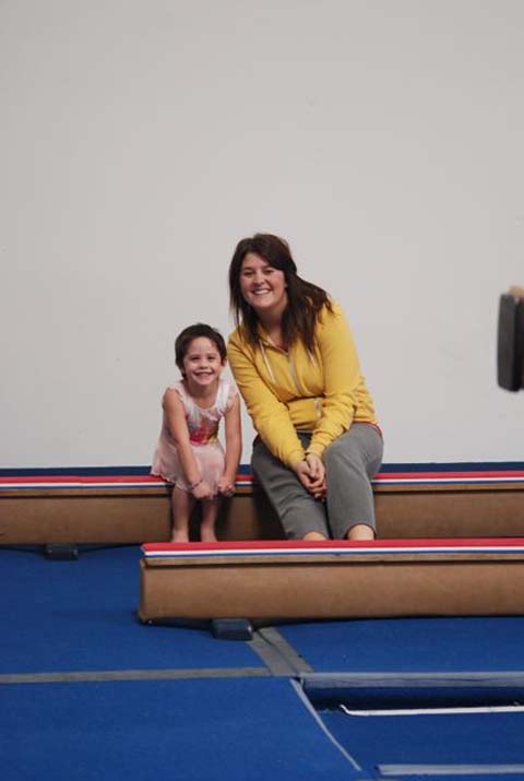 Taking a break for a photo on the Beam!